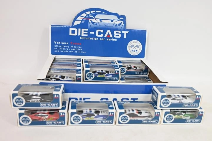 Mașinuțe cu propulsie mecanică în display de vânzare (24 buc.)
