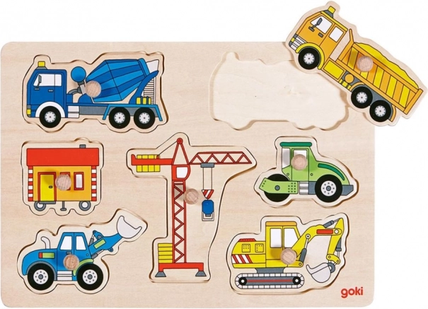 Puzzle utilaje de construcție Goki