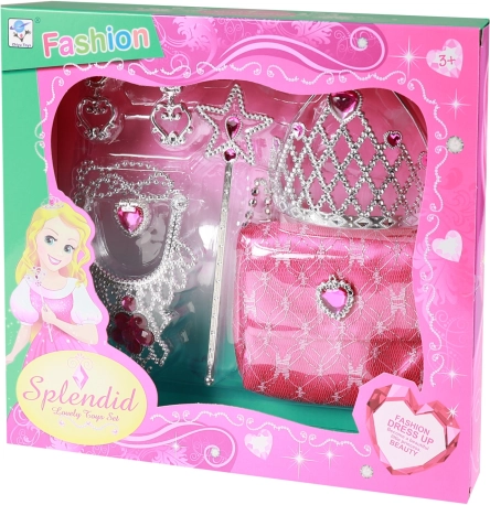Set de prințesă cu poșetă – roz