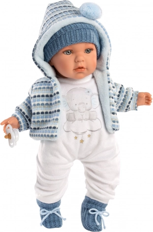 Păpușă realistă Baby Enzo cu sunete