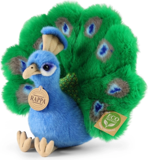 Păun de pluș Rappa eco-friendly 22 cm - 1 bucată