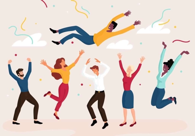 Puzzle Moment: Party People de la Ravensburger, 300 piese