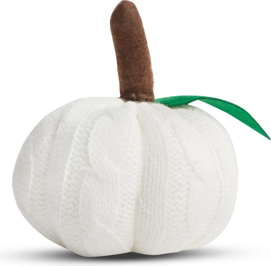 Decorațiune albă de Halloween în formă de dovleac