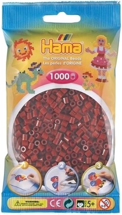 Mărgele Hama Midi de călcat, bordo, 1000 buc.