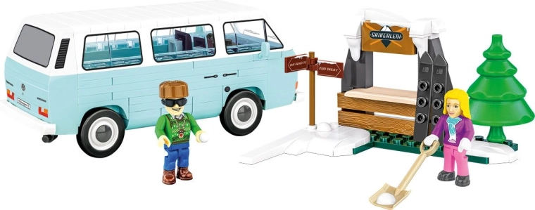 Dioramă și 2 figurine pentru propriile scene