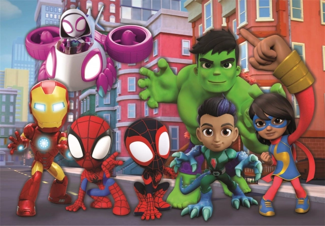 Clementoni puzzle Spidey și prietenii lui uimitori maxi 24 piese