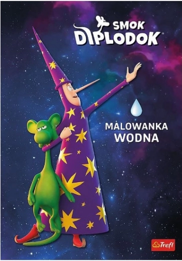 Dragonul Diplodok – cărți de colorat cu apă