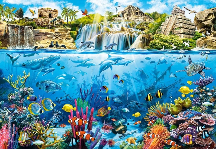 Puzzle 1500 piese – Insula Piraților: Recif de Corali