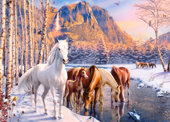 Puzzle dezgheț de iarnă 180 piese