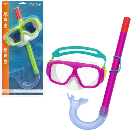 Bestway Explora Essential – mască de scufundare cu snorkel pentru copii de la 7 ani