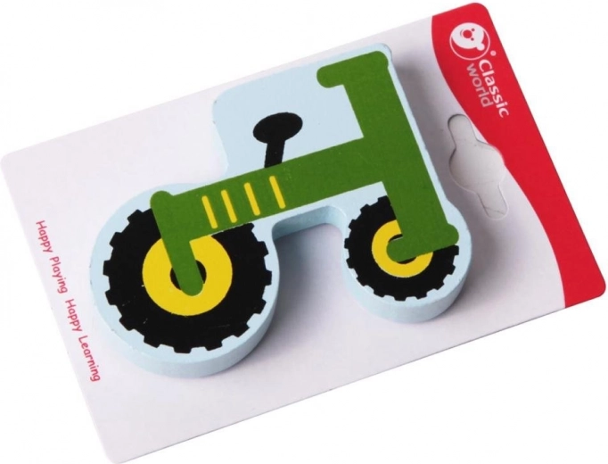 Literă din lemn T Classic World