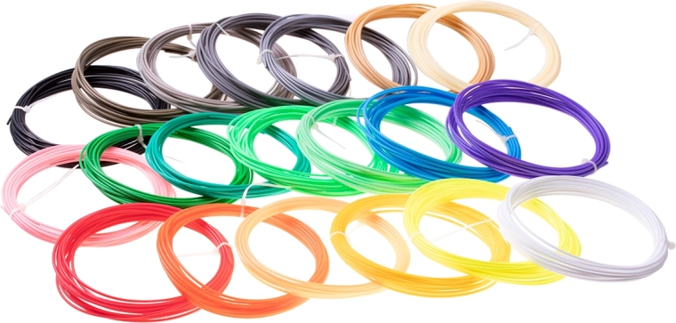 Rezerve pentru stilou 3D, 20 de culori x 5 m PLA - culori diverse