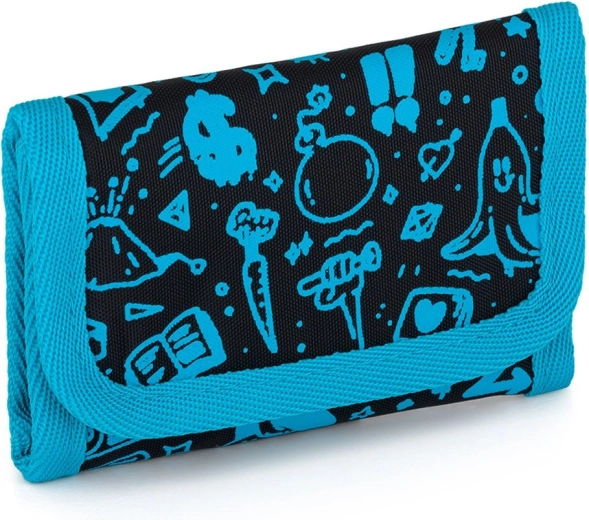 Portofel Topgal cu motiv doodle art