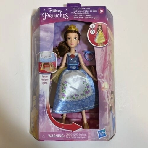 Păpușă Disney Prințesa Belle cu Rochii Interșanjabile