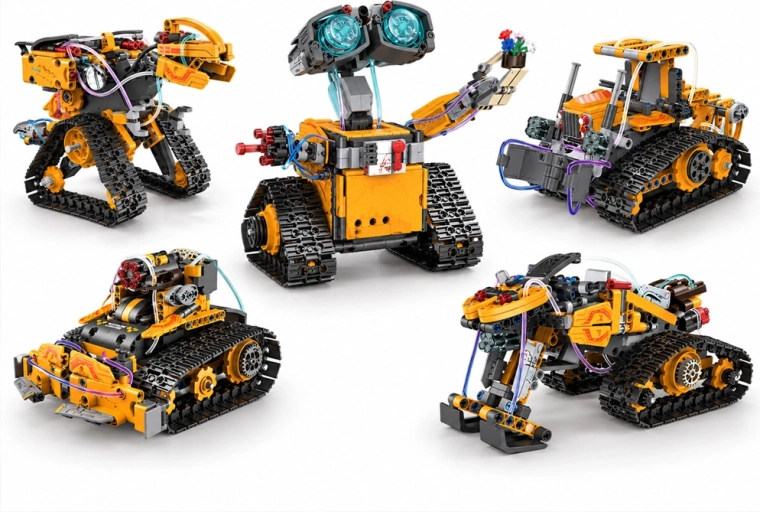 5 în 1: cinci modele diferite dintr-un singur set de construcție