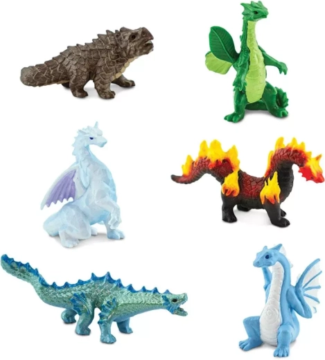 6 dragoni ai elementelor într-un singur tub