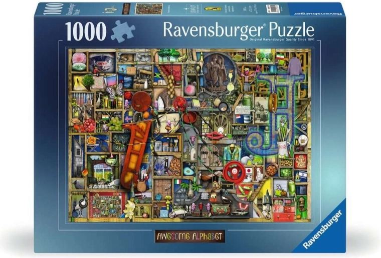 Puzzle Ravensburger Alfabetul uimitor – literele I și J, 1000 de piese