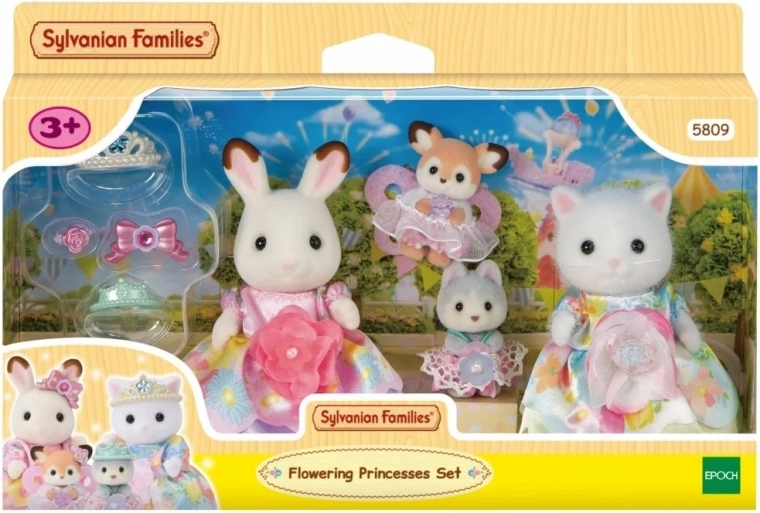 Sylvanian Families Prințesele Florilor – set de 4 figurine