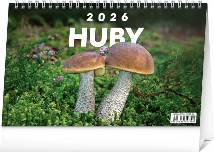 Calendar de birou Ciuperci 2026