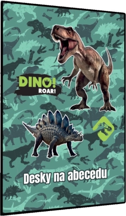 Plăci pentru alfabet Dinozaur