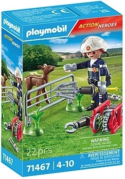 Set figurine Action Heroes Salvarea animalelor de către Pompieri