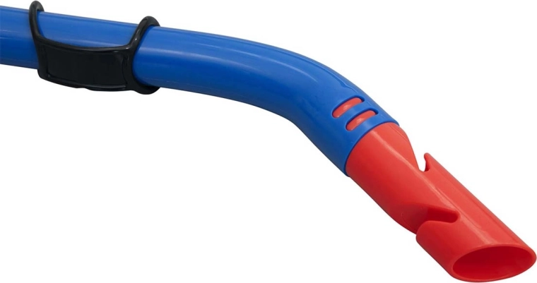 Snorkel cu muștiuc din silicon și capac împotriva apei