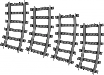 Set de șine curbate pentru trenuri și tramvaie RAPPA – 4 buc