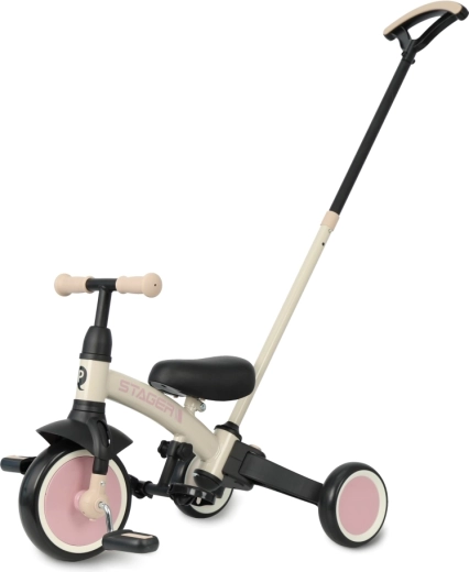 Tricicletă Qplay Stager 3 în 1 roz