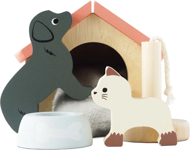 Le Toy Van set de animăluțe de companie pentru căsuța de păpuși