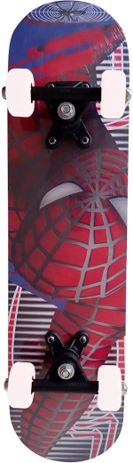 Skateboard pentru copii KUBIsport Spider-Man 58 × 16 cm până la 30 kg