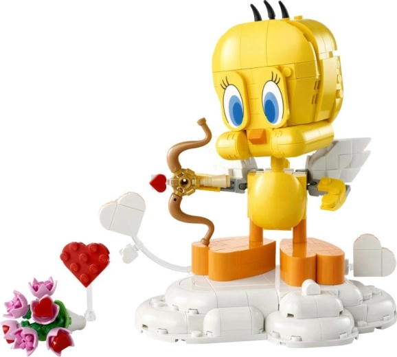 Tweety ca Cupidon pe un nor
