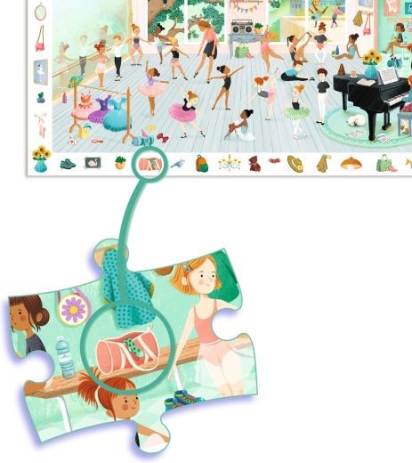 Scenă colorată din clasa de balet