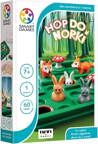 SmartGames Hop în vizuină – joc logic de călătorie