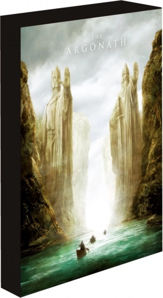 Tablou LED luminos Stăpânul Inelelor Argonath 30 × 40 cm