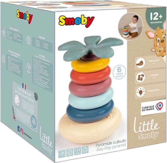 Piramidă de sortare cu balansare Smoby Little Smoby