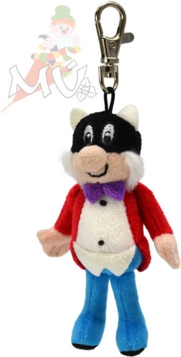 Moravská ústředna Breloc de pluș Myšpulín din Čtyřlístek cu carabină, 12 cm