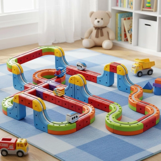 Set modular colorat de construcție