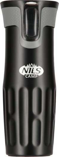 Cană termică NILS CAMP 420 ml, neagră
