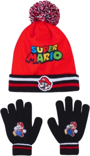 Căciulă și mănuși Super Mario