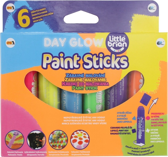 Little Brian paint Sticks culori strălucitoare