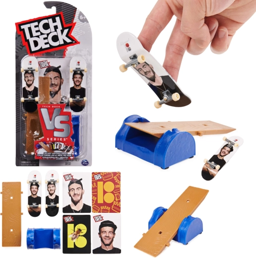 Set fingerboard TECH DECK VS Series Plan B – 2 mini skateboarduri cu obstacol