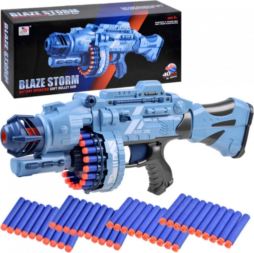 Blaster mare de jucărie cu 40 de gloanțe din spumă