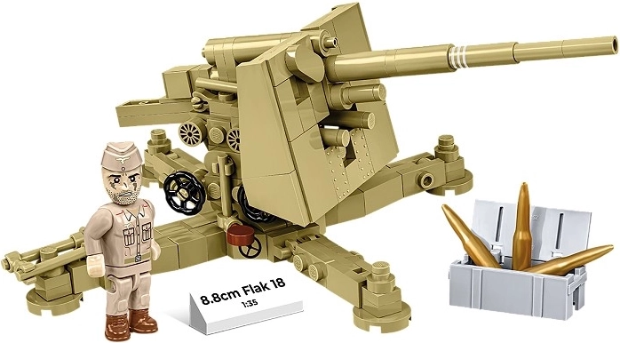 Tunul iconic 8,8 cm Flak 18 la scara 1:35
