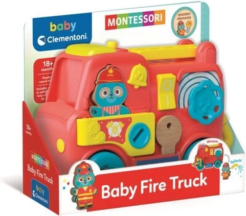 Mașină de pompieri Montessori Baby Clementoni pentru cei mici