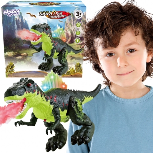 Woopie dinozaur mergător Tyrannosaurus Rex cu efecte luminoase și sonore