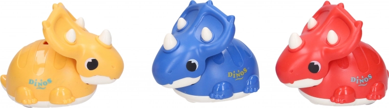 dinozaur cu roți 9 cm – jucărie cu mecanism de întindere