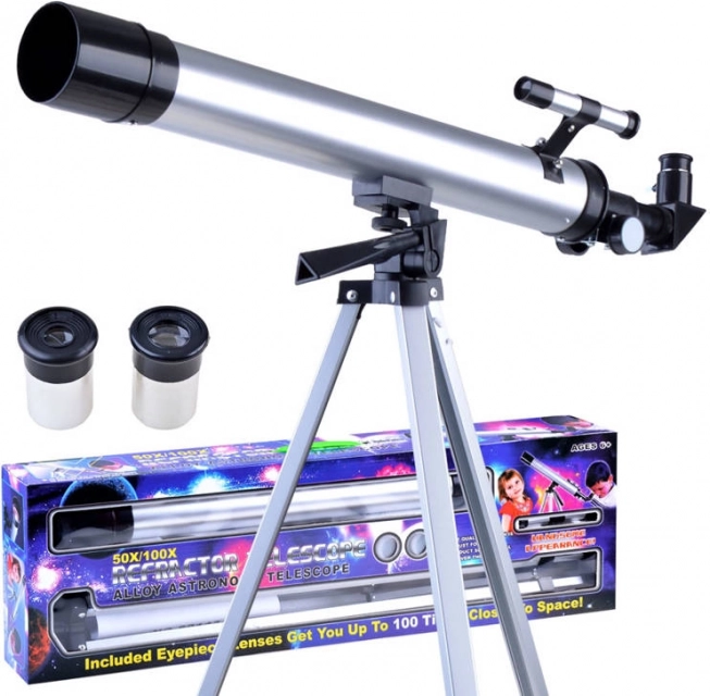 Telescop pe trepied cu zoom 60x 100x
