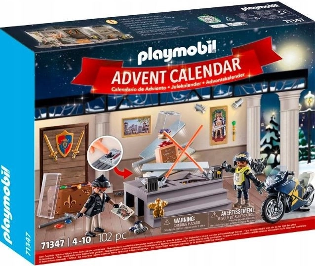 Playmobil City Action calendar de Advent Poliție – furt la muzeu