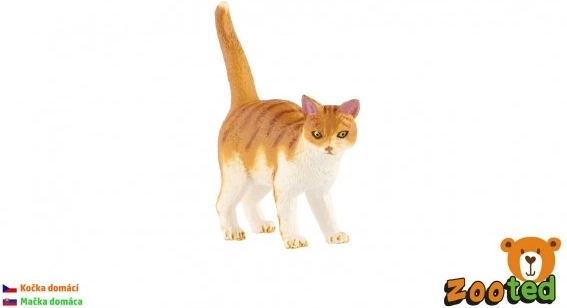 Figurină din plastic - pisică domestică 6 cm