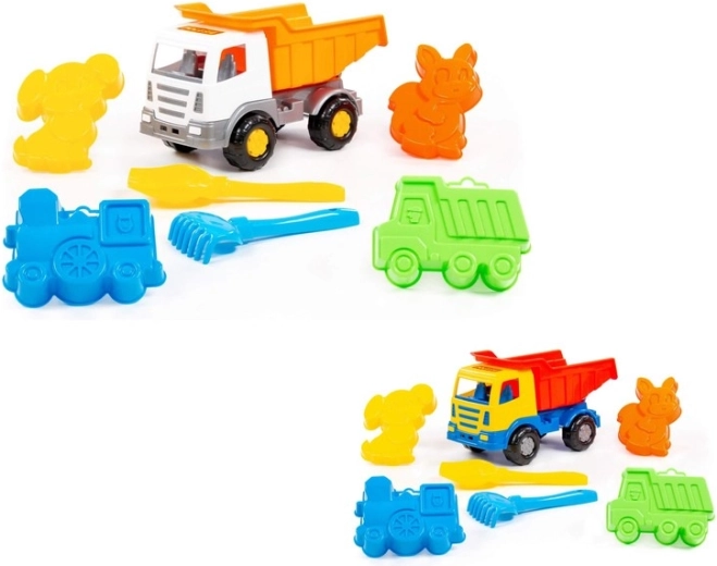 Camion Mirage cu set pentru nisip